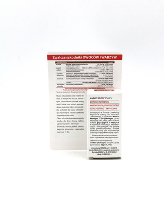 Karate Zeon 050 CS – Zwalcza Szkodniki Roślin – 2,5 ml Target
