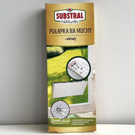 Pułapka Lepowa Na Muchy – Kieszonka – 3 szt. Substral