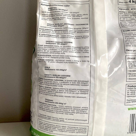 Nawóz Naturalny Z Wełną Owczą – Uniwersalny – 4 kg Fertilan L