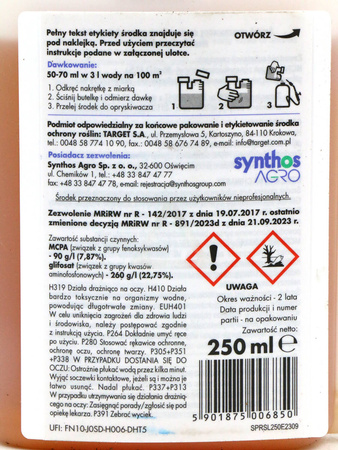 Sprinter 350 SL – Środek Chwastobójczy Totalny – 250 ml Target
