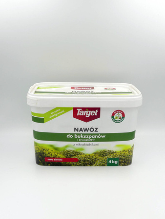 Nawóz do bukszpanów i żywopłotów – z mikroelementami – 4 kg Target
