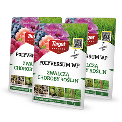 Polyversum WP zwalcza choroby trawnika, iglaków, drzew i krzewów oraz warzyw – 3x5 g Target (ZESTAW)