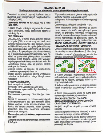 Pełzakol Extra GR – Zwalcza Ślimaki – 500 g Sumin
