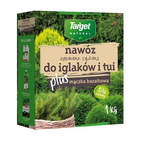 Nawóz Do Iglaków i Tui – Z Mączką Bazaltową – 1 kg Target