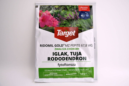 Ridomil Gold MZ Pepite 67,8 WG – Zwalcza Choroby Iglaków i Tui – 15 g Target