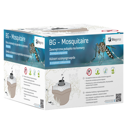 Pułapka Na Komary BG Mosquitarie + BG Booster CO2 – Biogents