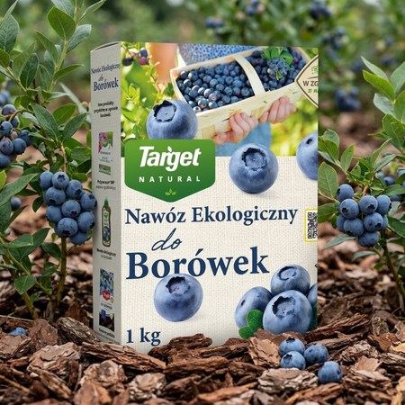 Ekologiczny nawóz do borówek wspierający plonowanie i rozwój korzeni roślin jagodowych – 1 kg Target