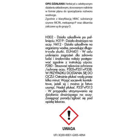 Chwastox Nowy Trio  390 SL–  100 ml Target