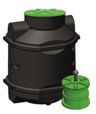 Kompostownik Wodny Bio Easy Flow WIRO – 850 l Haba