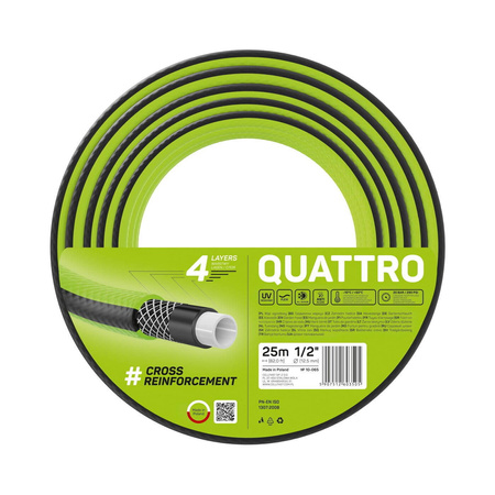 Wąż Ogrodowy QUATTRO – 1/2" 25 m – 10-065 Cellfast