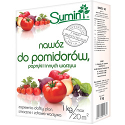 Nawóz do pomidorów, papryki i warzyw – 1 kg Sumin