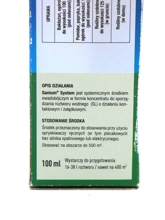 Sanium System – Na Szkodniki – 100 ml Protect Garden