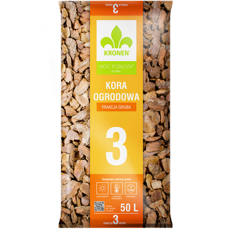Kora Ogrodowa GRUBA 40-60 mm – Paleta 45x50 l Kronen