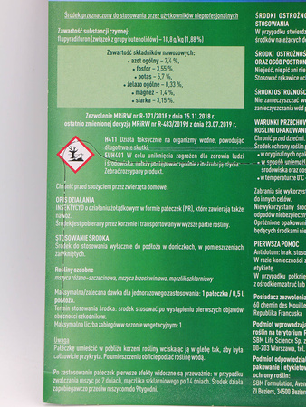 Sanium Pin – Pałeczki 2w1 – Na Szkodniki + Nawóz – 2 g Protect Garden