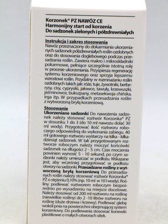 Korzonek PZ ukorzeniacz do sadzonek półzdrewniałych – 30 ml Target