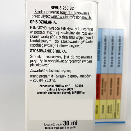 Revus 250 SC – Na Zarazę i Mączniaka Rzekomego – 30 ml Sumin