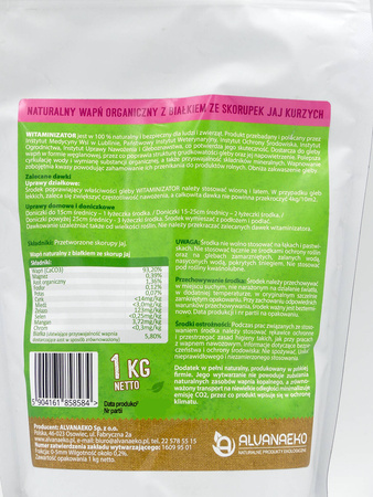 Witaminizator wapniowy – rośliny ozdobne (różowate, piwonie, tulipany, lawenda) – 1 kg AlvanaEko