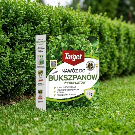 Nawóz do bukszpanów i żywopłotów – z mikroelementami – 1 kg Target