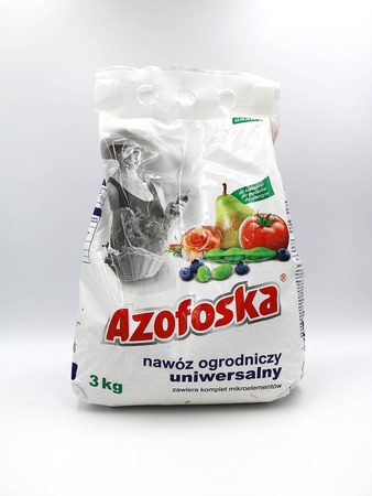 Nawóz uniwersalny granulowany – 3 kg Azofoska