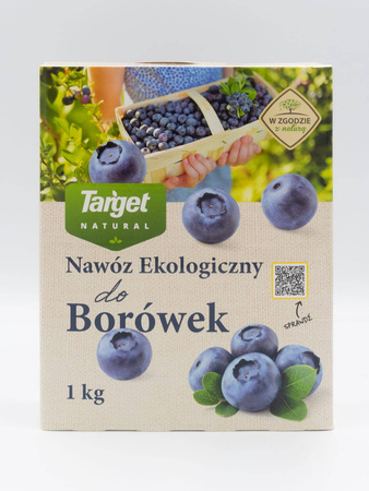 Ekologiczny nawóz do borówek wspierający plonowanie i rozwój korzeni roślin jagodowych – 1 kg Target