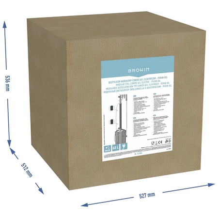 Destylator modułowy CONVEX 60L- elektryczny PERUN XXL Browin