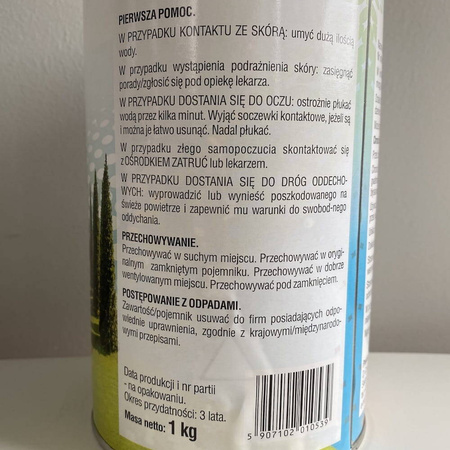 Karbid Granulowany – Odstrasza Krety i Nornice – 1 kg Sumin
