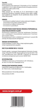 Mączka bazaltowa – nawóz mineralny – na szkodniki roślin – 8 kg Target