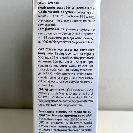 Aspermet – Zwalcza Komary i Kleszcze – 30 ml Target