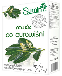Nawóz do laurowiśni wspierający regenerację po cięciu – 1 kg Sumin