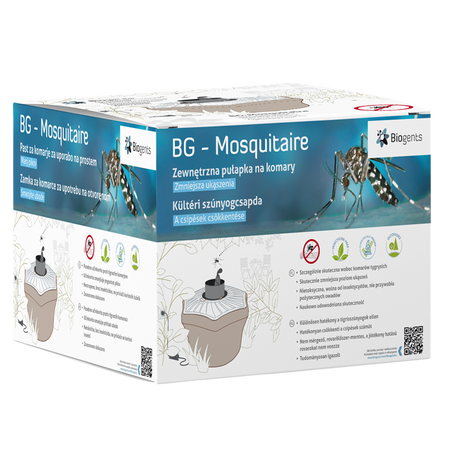 Pułapka Na Komary BG Mosquitarie + BG Booster CO2 – Biogents