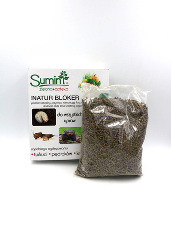 Natur Bloker – Pędraki, Krety, Turkucie, Nornice – 1 kg Sumin