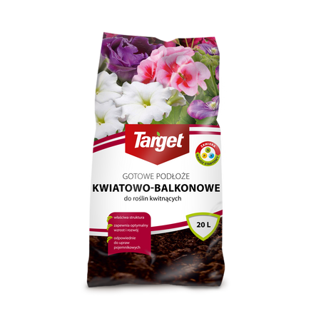 Podłoże Kwiatowo-Balkonowe Dla Roślin Kwitnących – 20 l Target
