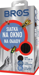 Siatka Na okno – Czarna – 150x180 cm Bros