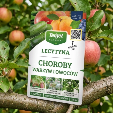 Lecicrop na choroby warzyw i owoców – mączniak prawdziwy, kędzierzawość liści brzoskwini – 25 ml Target