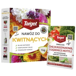 Lepinox Plus na ćmę bukszpanową – 10 g  Target+ Nawóz do kwitnących – 1 kg Target (ZESTAW)