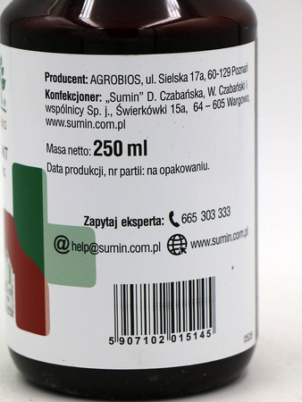 Wrotycz ekstrakt na pędraki, opuchlaki, drutowce i nicienie – 250 ml Sumin