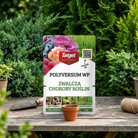 Polyversum WP zwalcza choroby trawnika, iglaków, drzew i krzewów oraz warzyw – 5 g Target