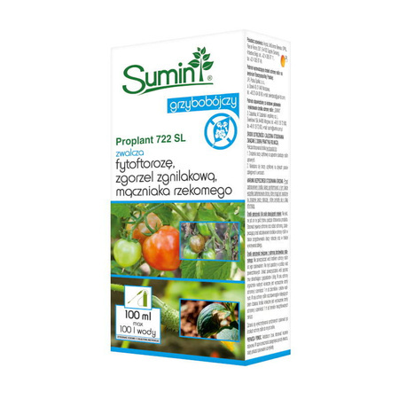 Proplant 722 SL Zwalcza Fytoftorozę, Zgorzel Zgnilakową, Mączniaka Rzekomego 100 ml