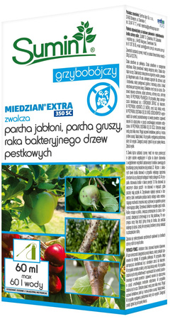 Miedzian Extra 350 SC - na choroby drzew owocowych 60 ml