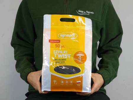 Szpilki Do Mocowania Agrowłókniny – Czarne – 50 szt.
