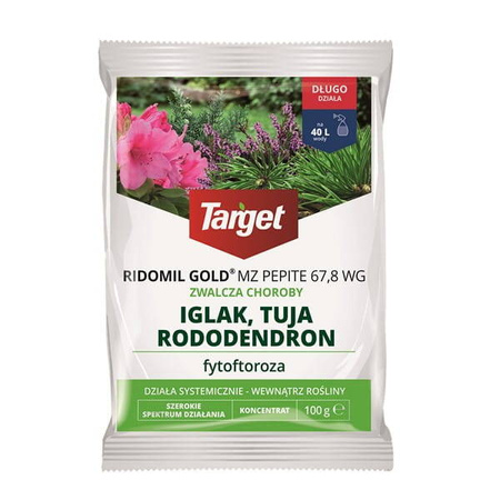 Ridomil Gold MZ Pepite 67,8 WG – Zwalcza Choroby Iglaków i Tui – 15 g Target