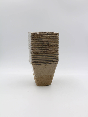 Doniczki Torfowe Kwadratowe 8x8 cm – 18 szt.