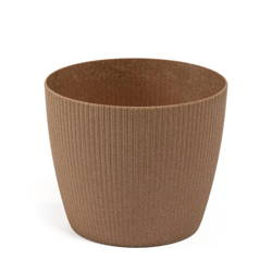 Osłonka Doniczka Ø260 mm Magnolia Eco Wood Jumper – Naturalne Drewno – Lamela