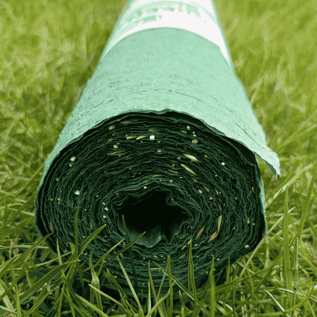 GreenGrass - Trawa Na Macie – z nawozem i hydrożelem Trawy Vegano 3 x 0,5 x 8 m (12 m²)