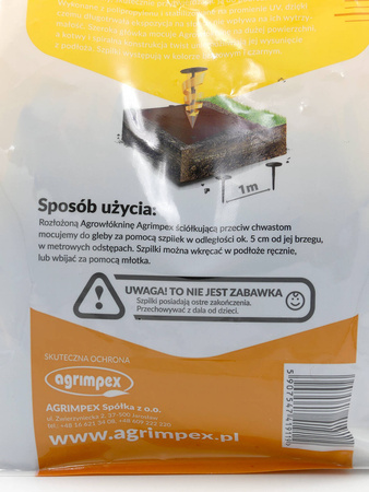 Szpilki Do Mocowania Agrowłókniny – Czarne – 100 szt.