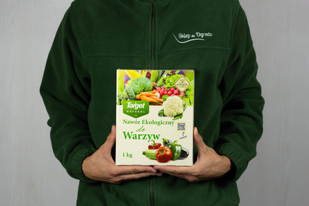 Ekologiczny nawóz do warzyw (pomidorów, papryki, bakłażana, marchwi, kapustnych i sałaty) – 1 kg Target