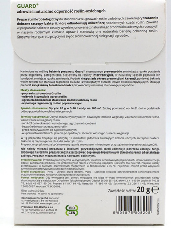 Guard – Ekologiczna Odżywka Do Trawnika – 20 g Target
