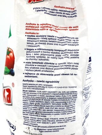 Nawóz uniwersalny granulowany – 3 kg Azofoska