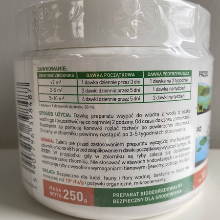 BluKlar 3w1 – Do Czyszczenia Oczek Wodnych i Stawów – 250 g bioExpert