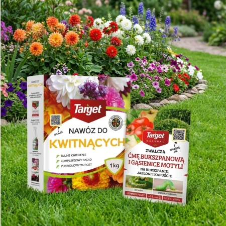 Lepinox Plus na ćmę bukszpanową – 10 g Target+ Nawóz do kwitnących – 1 kg Target (ZESTAW)